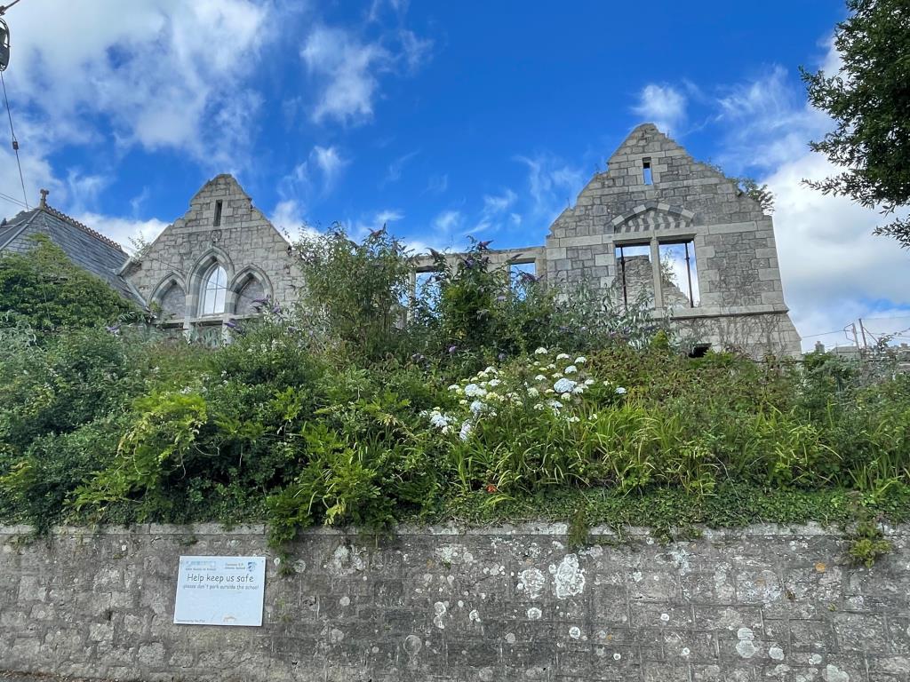 Lot: 56 - SUBSTANTIAL FORMER SCHOOL PREMISES - Further view of Lot from Carclaze Road